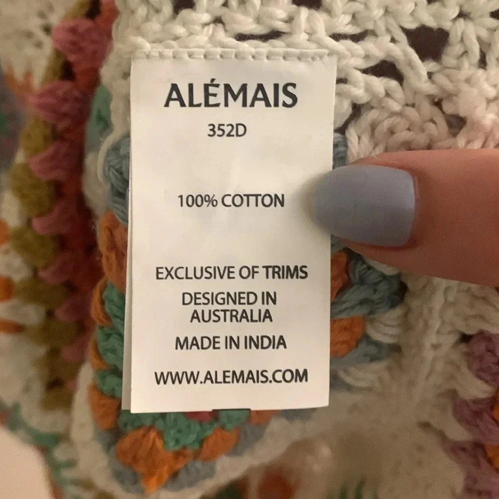 ALEMAIS crochet midi dress - Picture 6 of 8
